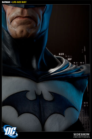 Illustration for article titled Put a Life-Sized Batman Head on Your Shelf